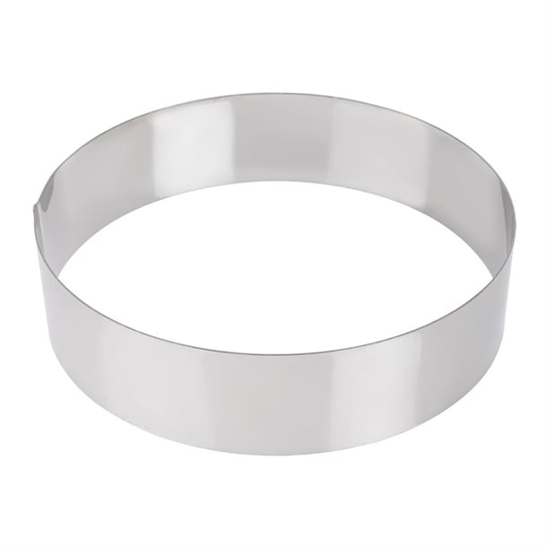 De Buyer Stainless Steel Mousse Ring 240 x 60mm gm374