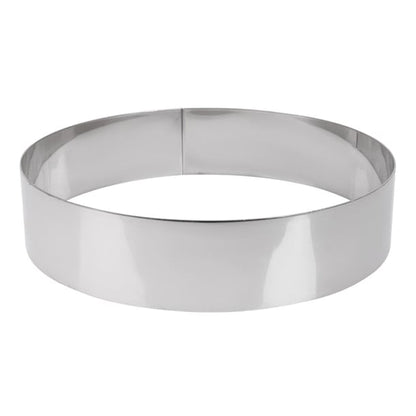De Buyer Stainless Steel Mousse Ring 200 x 45mm gm376