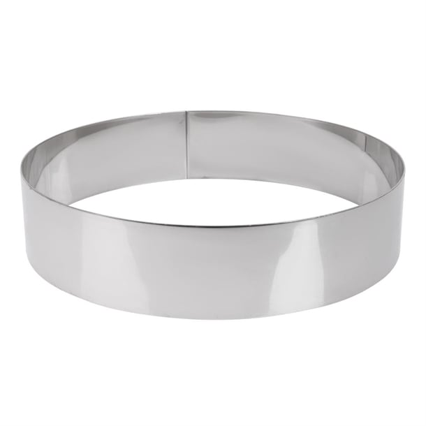 De Buyer Stainless Steel Mousse Ring 200 x 45mm gm376