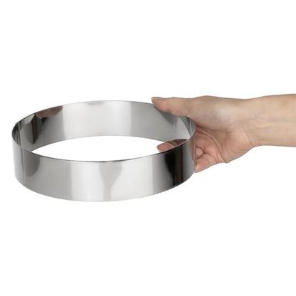 De Buyer Stainless Steel Mousse Ring 200 x 45mm gm376