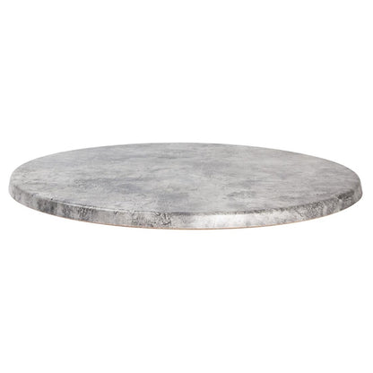 Werzalit Pre-drilled Round Table Top Concrete p_gm420