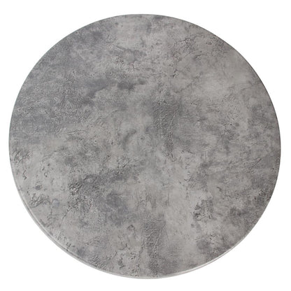 Werzalit Pre-drilled Round Table Top Concrete p_gm420