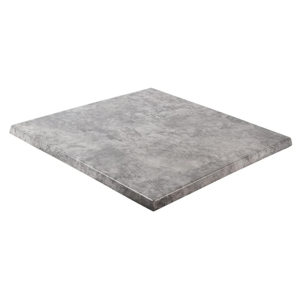Werzalit Pre-drilled Square Table Tops Concrete p_gm422