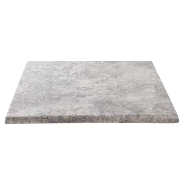 Werzalit Pre-drilled Square Table Tops Concrete p_gm422
