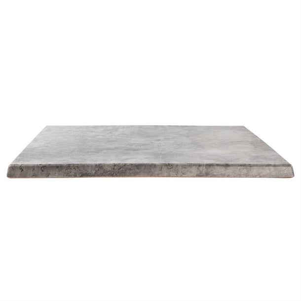 Werzalit Pre-drilled Square Table Tops Concrete p_gm422
