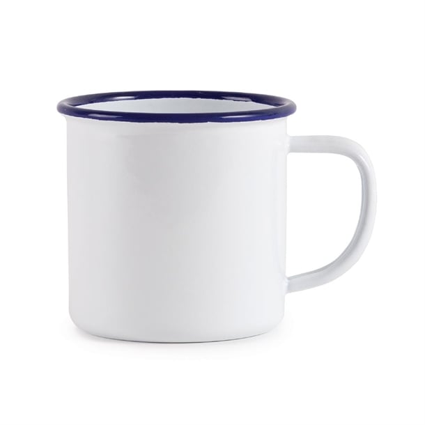 Olympia Enamel Mugs 350ml (6 Pack) gm516