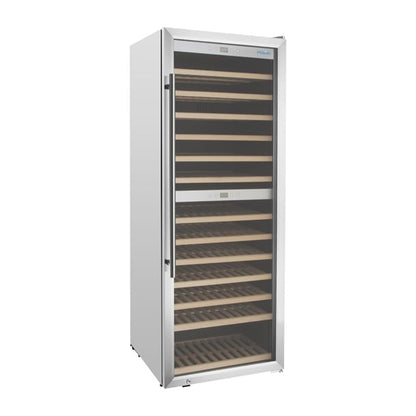 Polar G-Series Dual Zone Wine Fridge Stainless Steel 109 Bottle gm628