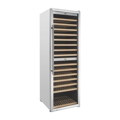 Polar G-Series Dual Zone Wine Fridge Stainless Steel - 172 Bottle gm629
