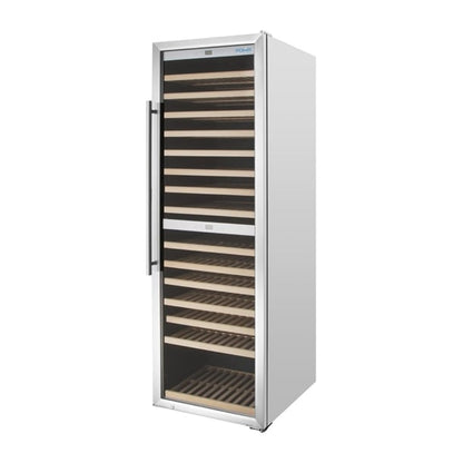 Polar G-Series Dual Zone Wine Fridge Stainless Steel - 172 Bottle gm629