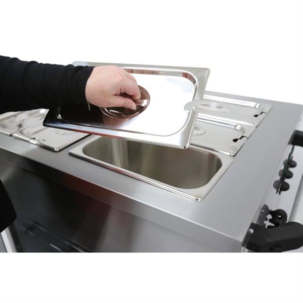 Parry Mobile Servery with Bain Marie Top 1887 gm707
