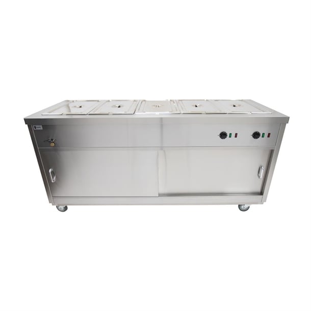 Parry Bain Marie Topped Mobile Hot Cupboard HOTBM p_fa353
