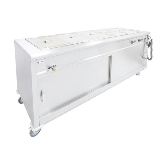 Parry Mobile Servery with Bain Marie Top MSB p_fa359