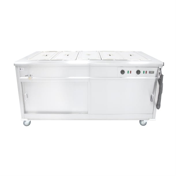 Parry Mobile Servery with Bain Marie Top MSB p_fa359