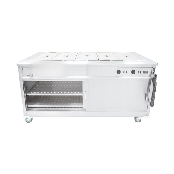 Parry Mobile Servery with Bain Marie Top MSB p_fa359