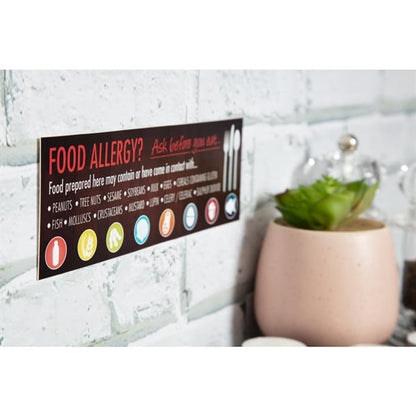 Food Allergen Window and Wall Stickers (8 Pack) gm818