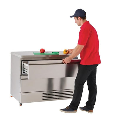 Foster FlexDrawer 2 Drawer Counter Fridge/Freezer FFC6-2 gm842