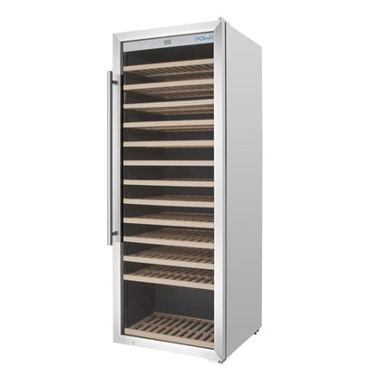 Polar G-Series Single Zone Wine Fridge Stainless Steel 118 bottles gm888