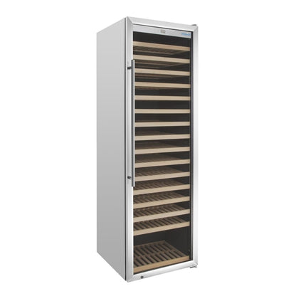 Polar G-Series Single Zone Wine Fridge Stainless Steel 187 bottles gm889