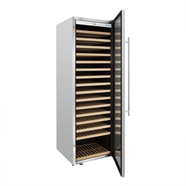 Polar G-Series Single Zone Wine Fridge Stainless Steel 187 bottles gm889