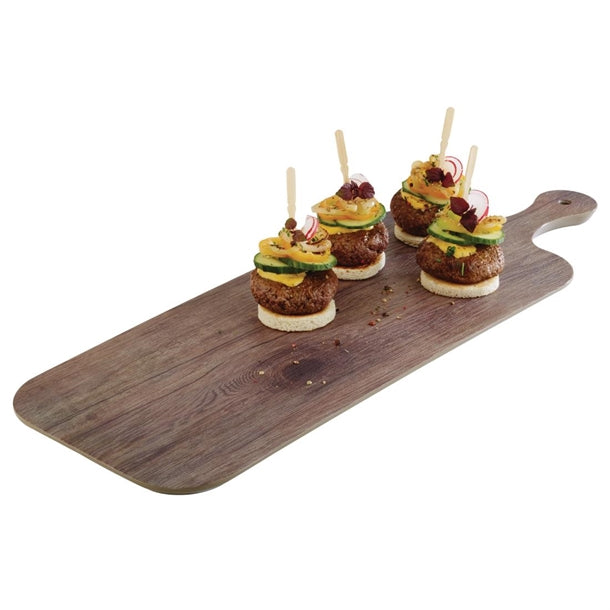 APS Oak Effect Rectangle Handled Paddle Board 480mm gn562