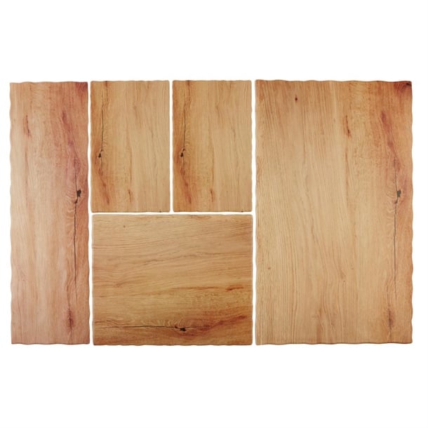 APS Oak Effect Melamine Tray GN 2/4 gn568