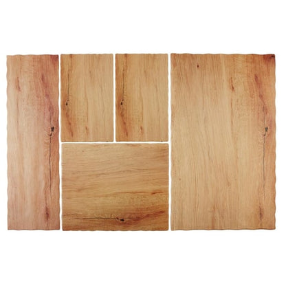 APS Oak Effect Melamine Tray GN 2/4 gn568