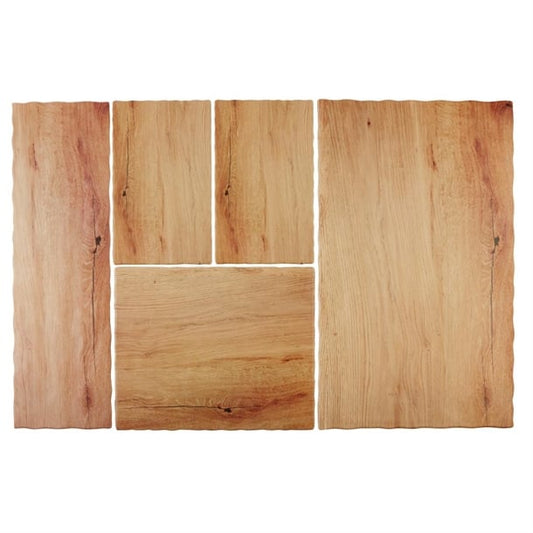 APS Oak Effect Melamine Tray GN 2/4 gn568