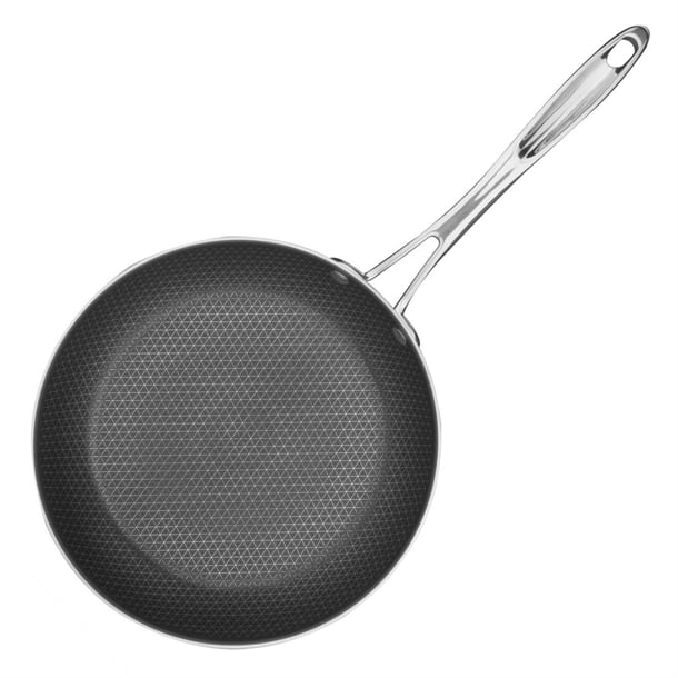 Vogue Tri-Shield Stainless Steel Frying Pan with Clad Coating 24cm gp188