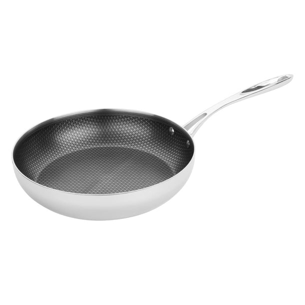 Vogue Tri-Shield Stainless Steel Frying Pan with Clad Coating 28cm gp189