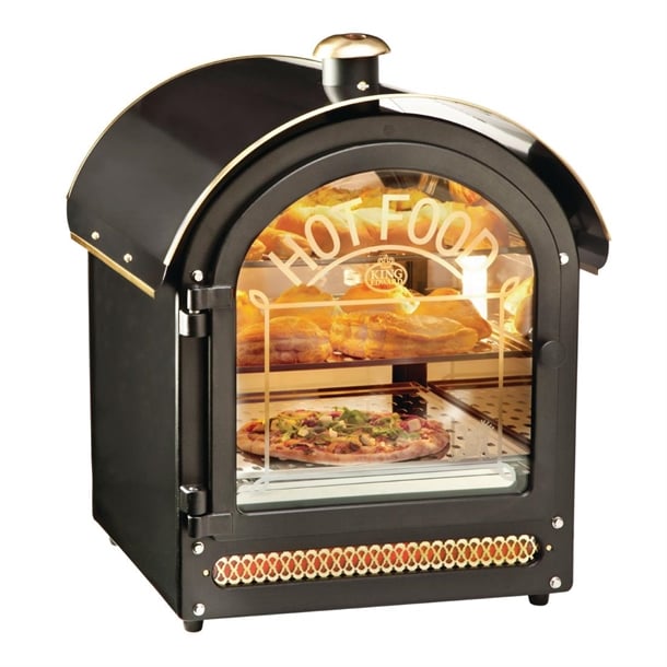 King Edward Hot Food Merchandiser Black HFMV gp284