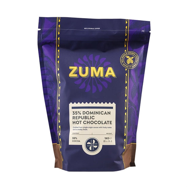 Zuma Dominican Republic Origin Hot Chocolate 1kg Bag gp391