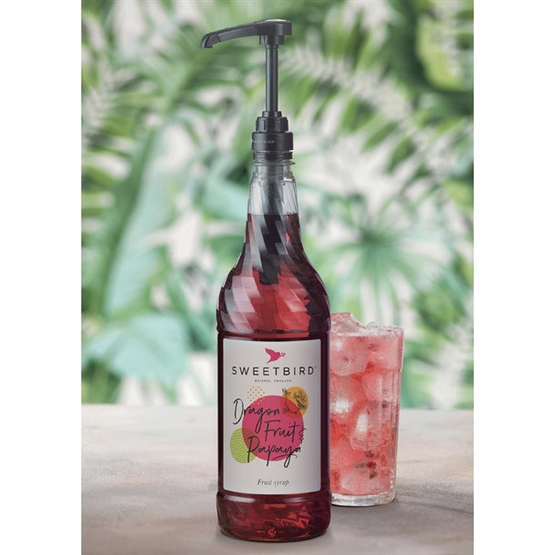 Sweetbird Dragonfruit and Papaya Syrup 1Ltr gp393