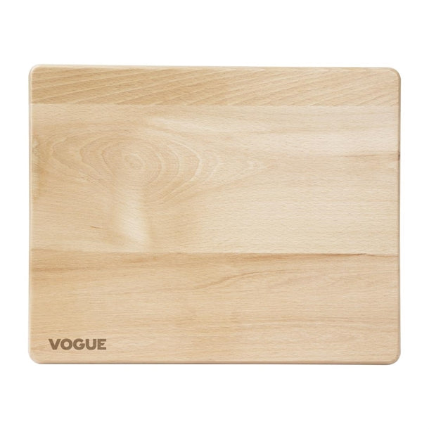 Vogue Beech Chopping Board Medium 380x305x30mm gp758