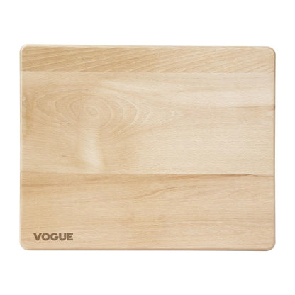Vogue Beech Chopping Board Medium 380x305x30mm gp758