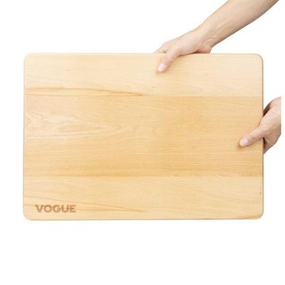 Vogue Beech Chopping Board Large 510x355x30mm gp759