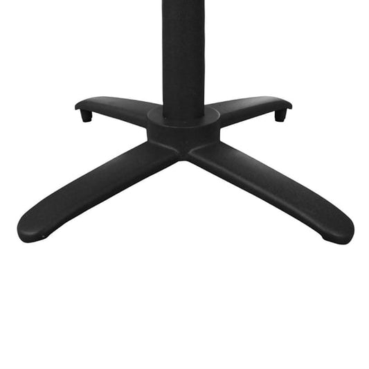 Bolero Aluminium Flip Top Table Base Black gp773