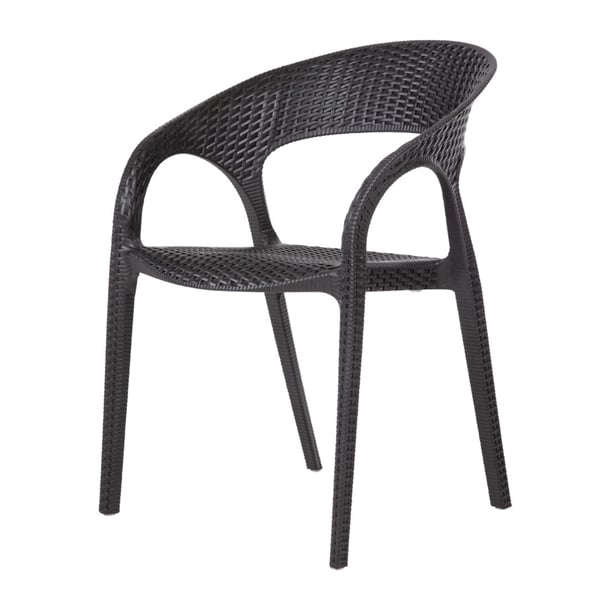 Bolero PP Rattan Wraparound Armchairs (4 Pack) gr363