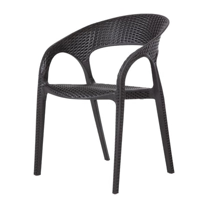 Bolero PP Rattan Wraparound Armchairs (4 Pack) gr363