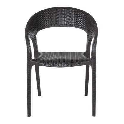 Bolero PP Rattan Wraparound Armchairs (4 Pack) gr363