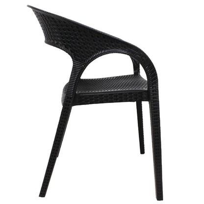 Bolero PP Rattan Wraparound Armchairs (4 Pack) gr363