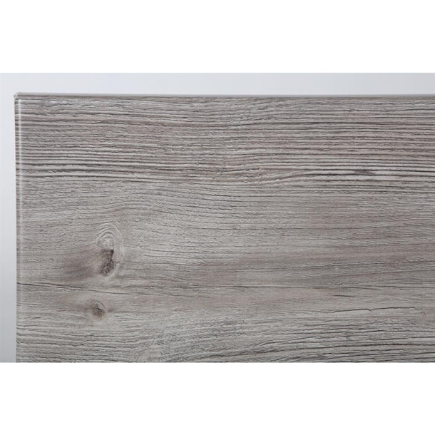 Werzalit Rectangular 1100x700mm Table Top Ponderosa Grey gr651