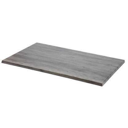 Werzalit Rectangular 1100x700mm Table Top Ponderosa Grey gr651