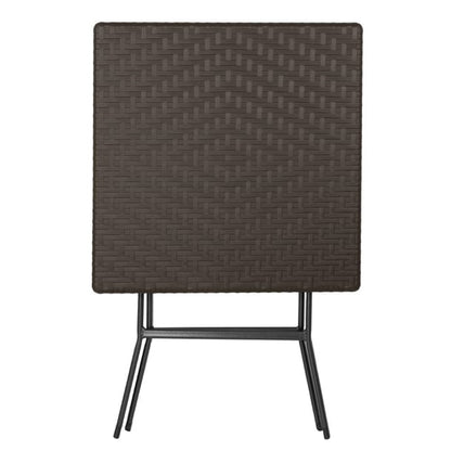 Bolero Square Folding Table Brown 620mm gr773