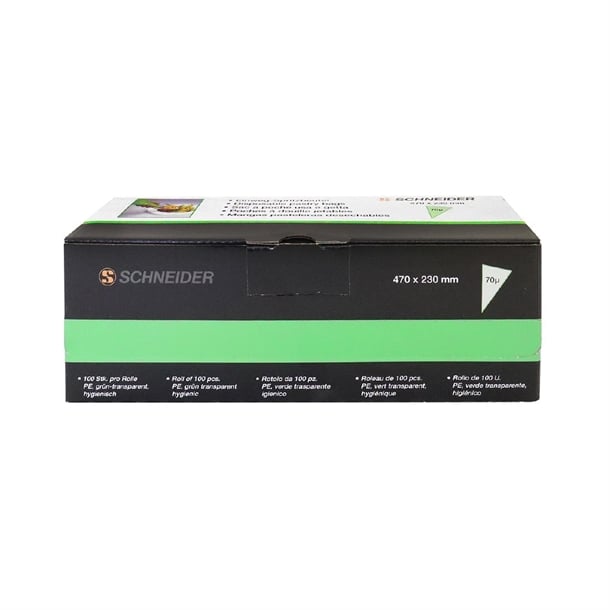 Schneider Green Disposable Piping Bags 47cm (100 Pack) gt123