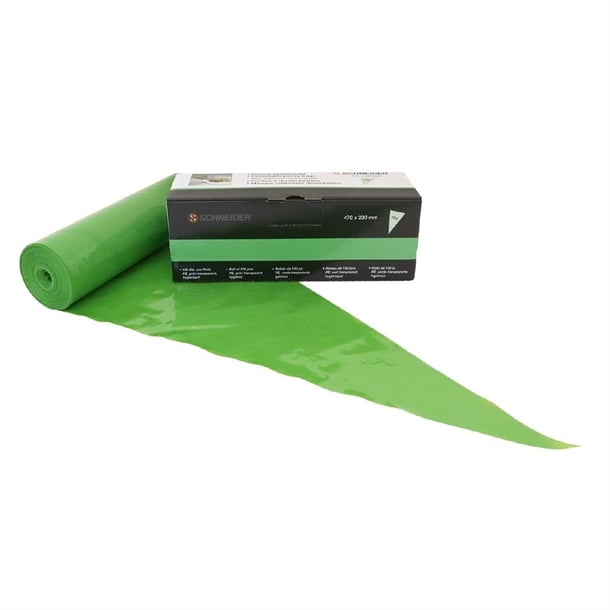 Schneider Green Disposable Piping Bags 47cm (100 Pack) gt123