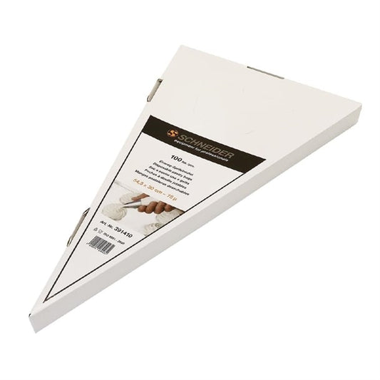 Schneider White Disposable Piping Bags 54.5cm (100 Pack) gt125