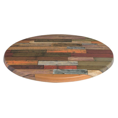 Werzalit Pre-drilled Round Table Tops Blanchas Red p_gt168