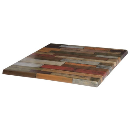 Werzalit Pre-drilled Square Table Tops Blanchas Red p_gt171