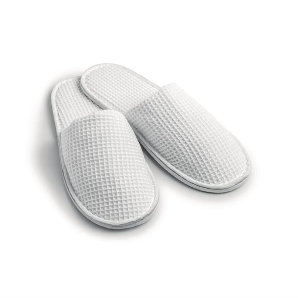 Mitre Essentials Honeycomb Bathrobe and Slipper Set p_hb540