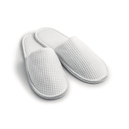 Mitre Essentials Honeycomb Bathrobe and Slipper Set p_hb540